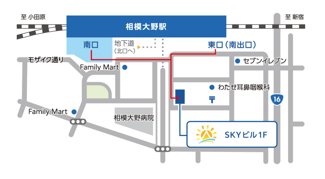 相模大野南口 あおクリニック 相模大野駅の内科 心療内科 訪問診療 女性医師による診察が可能 土曜診療