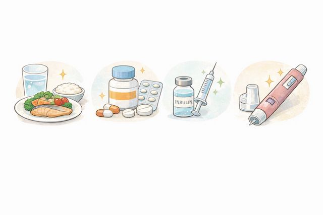 食事や薬のイラスト